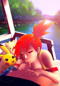 Misty Pikachu_(Pokémon) Pokemon RybioRock // 818x1157 // 765.2KB // jpg