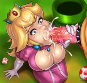 Bowser Princess_Peach Super_Mario_Bros aaaninja // 1600x1520 // 301.9KB // jpg