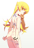 Bakemonogatari Shinobu_Oshino Tanabe_Kyoto // 1000x1414 // 180.5KB // jpg