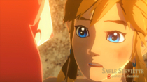 3D Animated Link Mipha Sable_Serviette The_Legend_of_Zelda The_Legend_of_Zelda_Breath_of_the_Wild // 540x304 // 2.6MB // gif