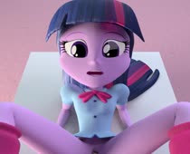3D Animated My_Little_Pony_Friendship_Is_Magic Spectre-Z Twilight_Sparkle // 720x720 // 501.8KB // webm
