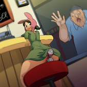 Bob's_Burgers Louise_Belcher Polyle // 1280x1280 // 1.1MB // png