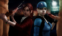 3D Claire_Redfield Jill_Valentine Resident_Evil XNALara ratounador // 2574x1492 // 578.8KB // jpg