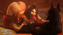 3D Mileena Mortal_Kombat Source_Filmmaker snippstheslammer // 1920x1080 // 4.2MB // png