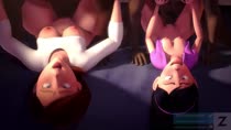 3D Animated Helen_Parr Source_Filmmaker The_Incredibles_(film) Violet_Parr Zeta_Saint // 1920x1080 // 2.7MB // webm