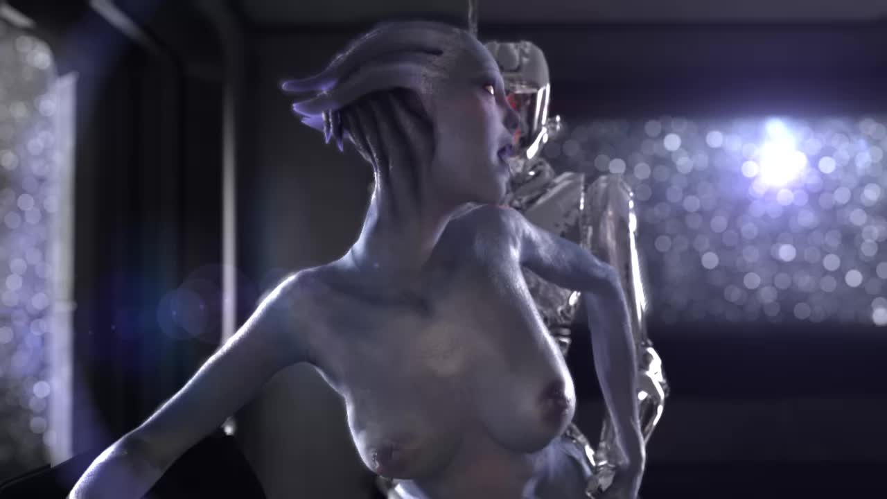 3D Animated Asari Autodesk_Maya Liara_T'Soni Mass_Effect Maya ssppp // 1280x720 // 2.6MB // webm