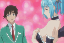 Animated Kurumu_Kurono Rosario_to_Vampire Tsukune_Aono // 320x218 // 440.9KB // gif