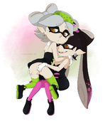 Callie_(Splatoon) Marie_(Splatoon) Splatoon // 1000x1150 // 434.5KB // jpg