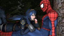 Crossover Fire_Emblem Fire_Emblem_Awakening Lucina Marvel Peter_Parker Spider-Man Spider-Man_(Series) Super_Smash_Bros. cowman // 1920x1080 // 1.2MB // jpg