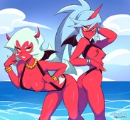 Kneesocks Panty_and_Stocking_with_Garterbelt Scanty squeezable // 1000x929 // 147.7KB // jpg