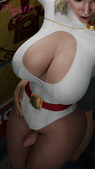 3D Animated Blender DC_Comics Fluffy_3D Power_Girl // 720x1280, 11.3s // 9.1MB // webm