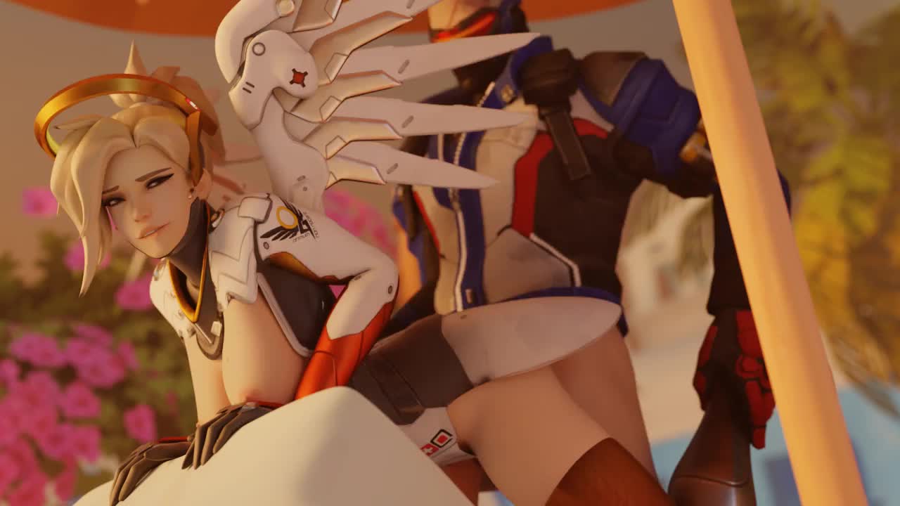 3D Animated Blender Mercy Overwatch Sound quilsfm // 1280x720 // 863.0KB // webm