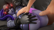 3D Blender Overwatch Widowmaker forceballfx // 1280x720 // 1.2MB // png