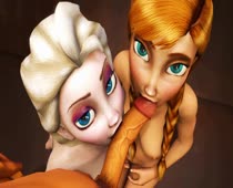 3D Animated Disney_(series) Elsa_the_Snow_Queen Frozen_(film) Princess_Anna Source_Filmmaker boombadaboom // 1280x720 // 939.0KB // webm