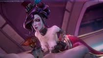 3D Animated Borderlands_(series) Borderlands_3 Cinema_4D Mad_Moxxi Sound audiodude fpsblyck // 960x540 // 7.9MB // webm