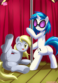 Derpy_Hooves My_Little_Pony_Friendship_Is_Magic Vinyl_Scratch // 1300x1837 // 679.3KB // jpg