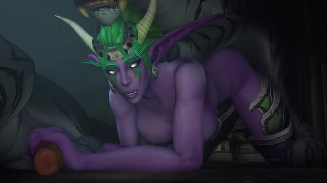 3D Animated Night_Elf World_of_Warcraft Ysera liard // 1258x704 // 765.8KB // webm