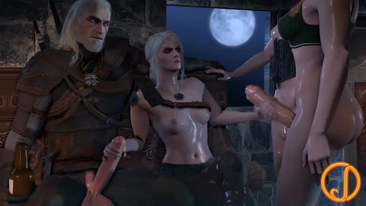 3D Animated Ciri Geralt_of_Rivia Jeixxisfm Source_Filmmaker The_Witcher The_Witcher_3:_Wild_Hunt Triss_Merigold Yennefer // 1280x720 // 5.4MB // webm