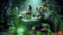 3D Blender Jill_Valentine Resident_Evil Sheva_Alomar rigidsfm // 7680x4320 // 2.7MB // jpg