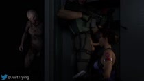 3D Animated Chris_Redfield JustTrying Resident_Evil Sheva_Alomar // 1920x1080 // 10.6MB // mp4