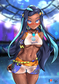 Nessa_(Pokemon) Pokemon Pokemon_Sword_and_Shield // 1330x1881 // 2.0MB // jpg