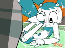 Animated Jenny_Wakeman My_Life_as_a_Teenage_Robot Zone // 377x282 // 400.6KB // gif