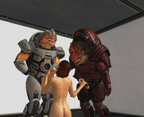 Femshep Krogan Mass_Effect Wrex // 1025x832 // 237.4KB // jpg