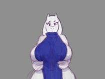 Animated Toriel Undertale chelodoy // 600x454 // 440.7KB // gif