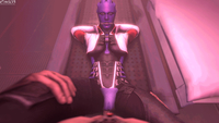 3D Animated Aria_T'Loak Asari Mass_Effect Source_Filmmaker em805 // 1280x720 // 6.6MB // gif