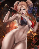 Batman_(Series) DC_Comics Harley_Quinn dandonfuga // 3927x4961 // 1.3MB // jpg