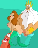 Disney_(series) King_Triton Princess_Ariel Sebastian_Crab The_Little_Mermaid_(film) // 600x758 // 39.3KB // jpg