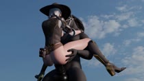 3D Animated Ashe_(Overwatch) Blender Overwatch comandorekinsfm // 1920x1080 // 15.7MB // mp4