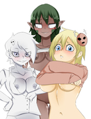 Carrie_Krueger Inuyuru Penny_Fitzgerald The_Amazing_World_of_Gumball Tina_Rex // 1275x1650 // 1.0MB // png