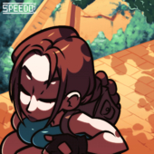 Animated Lara_Croft SpeedoSausage Tomb_Raider // 1400x1400 // 2.9MB // gif