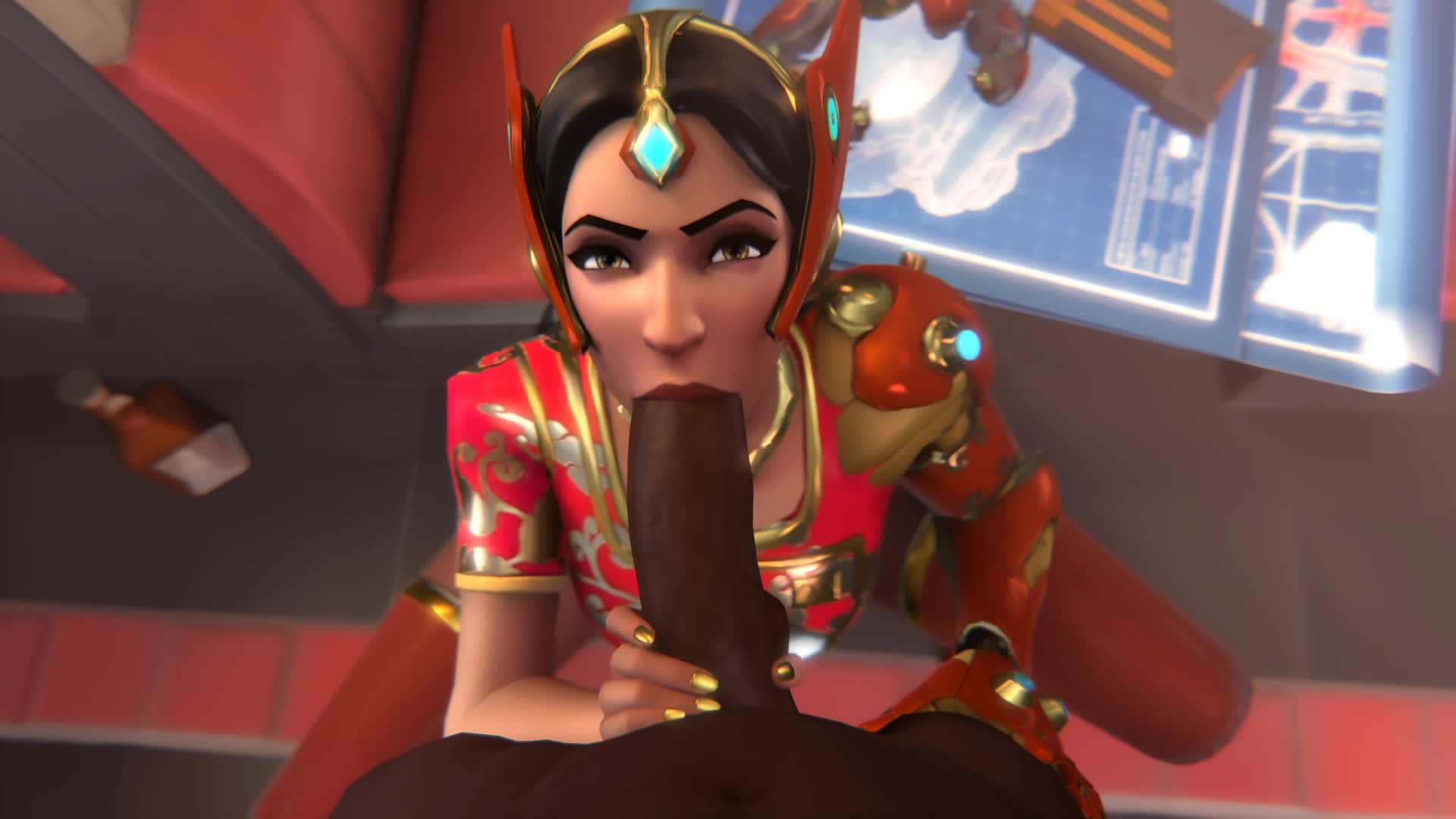 3D Animated Leeterr Overwatch Sound Source_Filmmaker Symmetra // 1920x1080 // 7.4MB // webm