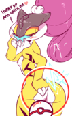 Animated Pokemon diives raikou_(pokémon) // 500x800 // 1.2MB // gif