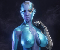 3D Guardians_of_the_Galaxy Marvel_Comics Mavixtious Nebula // 3840x3200 // 1.6MB // jpg