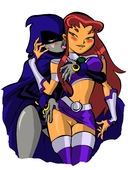 DC_Comics Raven Starfire Teen_Titans // 1600x2121 // 256.6KB // jpg