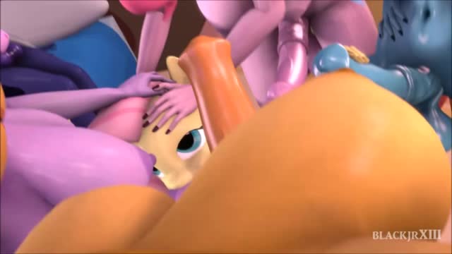 3D Animated Applejack Blackjr Fluttershy Jimahn My_Little_Pony_Friendship_Is_Magic Pinkie_Pie Princess_Cadance Princess_Celestia Princess_Luna Rainbow_Dash Rarity Sound Source_Filmmaker Twilight_Sparkle // 640x360 // 2.6MB // webm