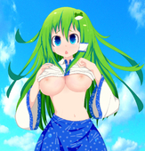 Sanae_Kochiya Touhou_Project // 1500x1560 // 1.8MB // jpg