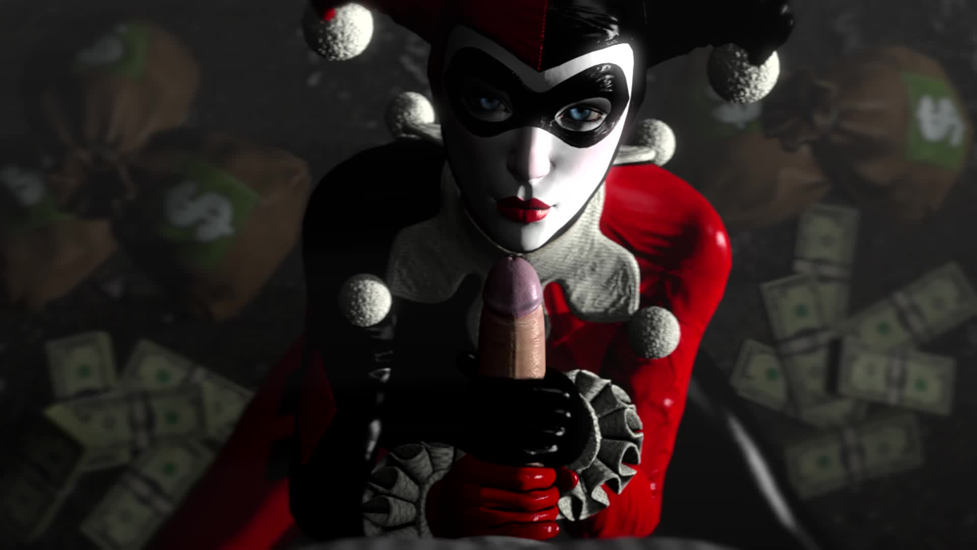 3D Animated Batman_(Series) DC_Comics Harley_Quinn Source_Filmmaker kaegantonovich // 1920x1080 // 2.1MB // webm