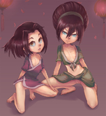 Avatar_The_Last_Airbender Crossover Jackie_Chan_Adventures Jade_Chan Toph_Beifong conoghi // 917x1000 // 165.0KB // jpg