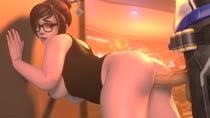 3D Alvarina Animated Mei-Ling_Zhou Overwatch Soldier_76 // 960x540 // 9.7MB // webm