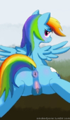 My_Little_Pony_Friendship_Is_Magic Rainbow_Dash SmokedPone // 600x1028 // 412.8KB // png