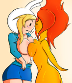 Adventure_Time Davidsanchan Fionna_the_Human_Girl Flame_Princess // 865x1000 // 158.0KB // png