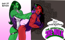 Avengers Marvel_Comics Red_She-Hulk_(Betty_Ross) She-Hulk_(Jennifer_Walters) // 751x469 // 237.5KB // jpg