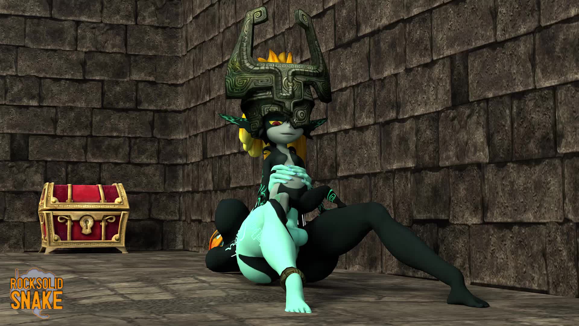 3D Animated Link Midna ROCKSOLIDSNAKE The_Legend_of_Zelda // 1920x1080 // 1.7MB // webm