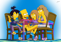 Arabatos Bart_Simpson Darcy_(The_Simpsons) Jenny_(The_Simpsons) Nikki_Mckenna The_Simpsons // 1169x810 // 593.3KB // jpg