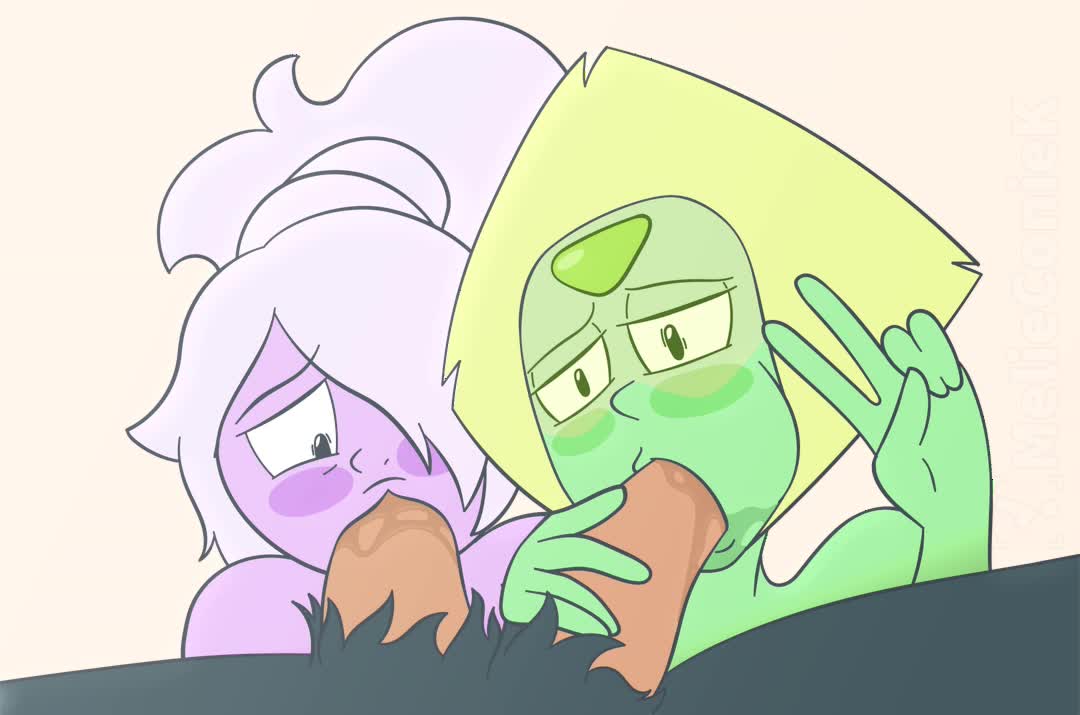 Amethyst Animated Peridot Steven_Universe // 1080x715 // 3.2MB // webm