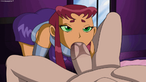 Animated DC_Comics Starfire Teen_Titans incogneato // 811x456 // 2.1MB // gif